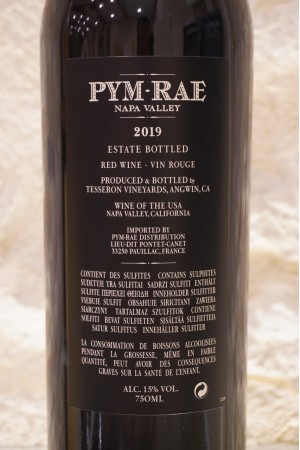 Tesseron Estate Pym-Rae Napa Valley 2019
