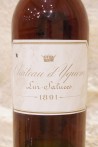 Château d'Yquem Sauternes 1er Cru Classé Supérieur 1891