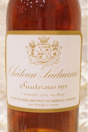 Château Suduiraut Sauternes 1er Cru Classé 1923