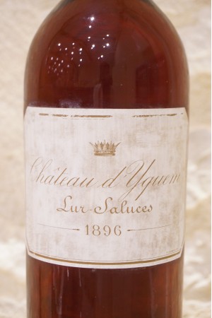Château d'Yquem Sauternes 1er Cru Classé Supérieur 1896