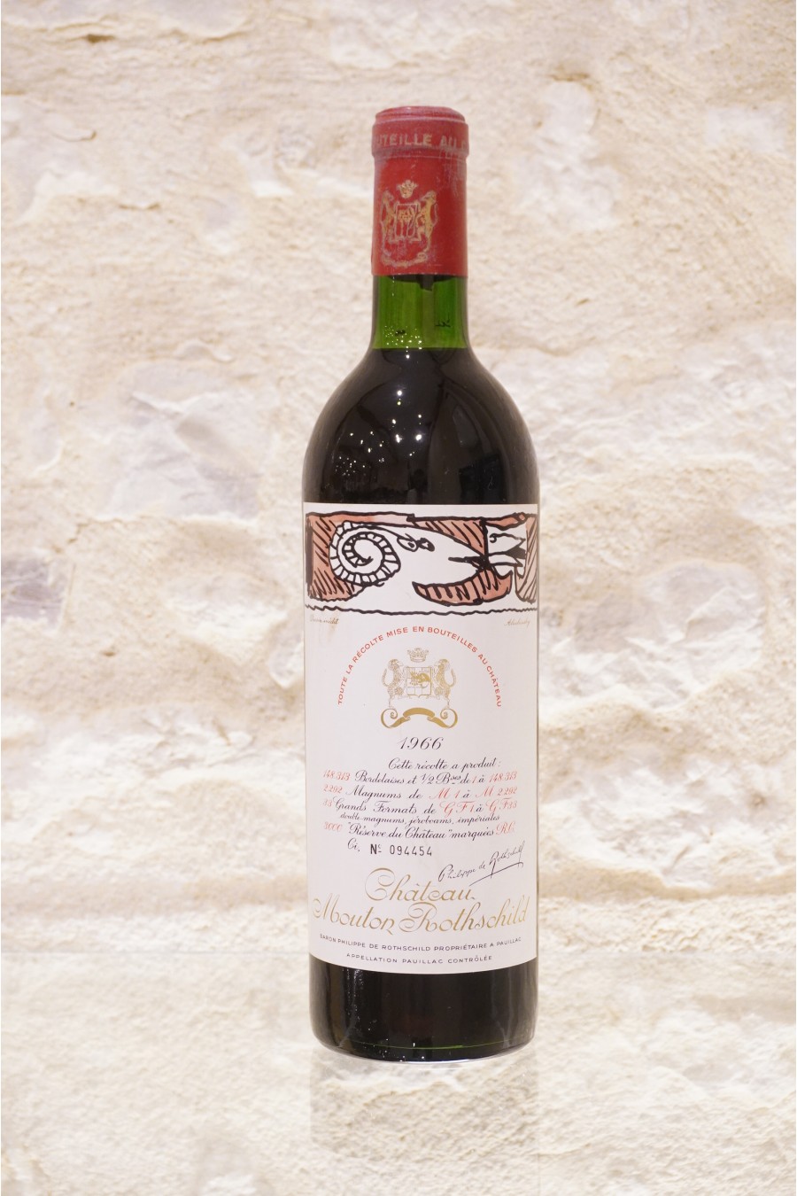 Château Mouton Rothschild Pauillac 1er Cru Classé 1966